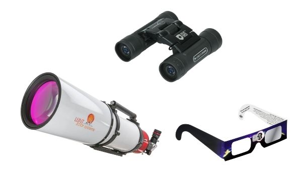 image of some equipment for looking at eclipse