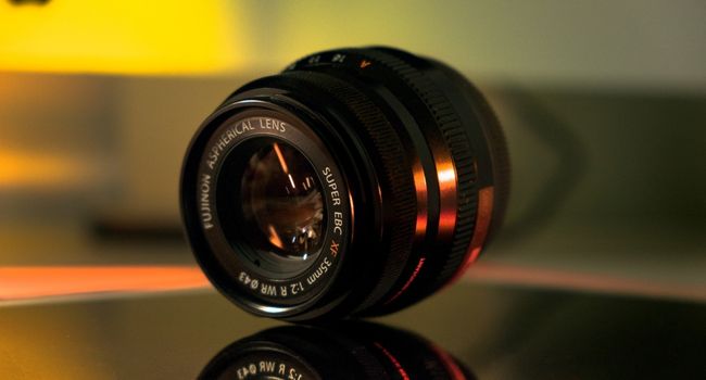 image of a fujinon camera lens