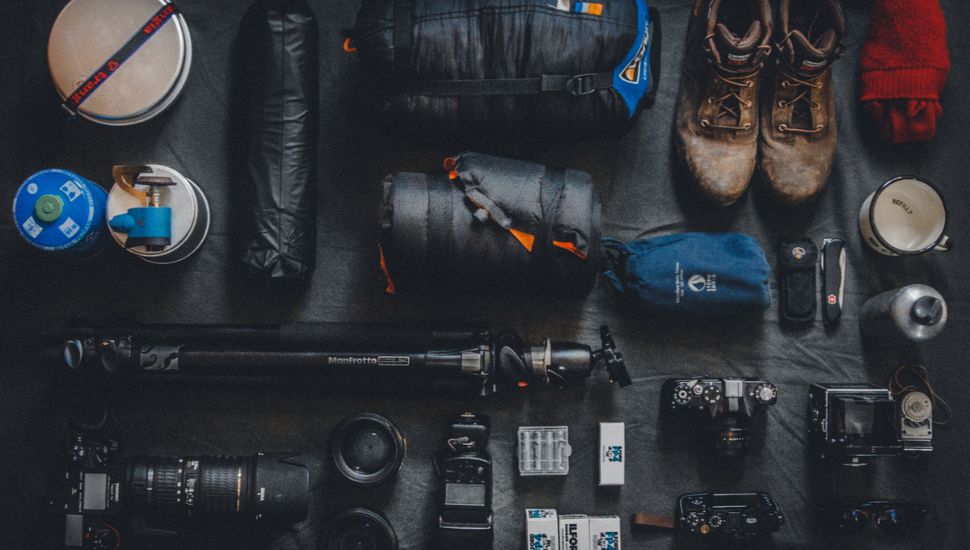 photographers gear for camping