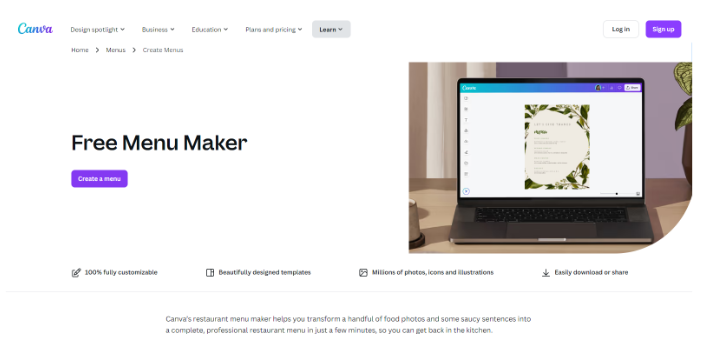 Layout Maker Software Menu Examples Best Menu Design Apps for Your Restaurant Menu