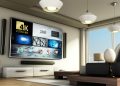 Best IPTV UK streaming service on a smart TV with live sports and entertainment channels.