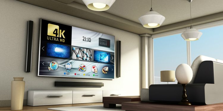 Best IPTV UK streaming service on a smart TV with live sports and entertainment channels.