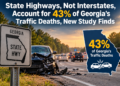 State Highways, Not Interstates, Account for 43% of Georgia’s Traffic Deaths, New Study Finds